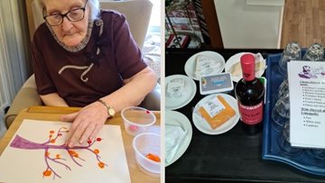 Autumn festivities at Burntwood care home